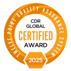 CDR Global Certified Logo for the Gold Level