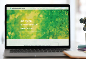OES home page displayed on laptop computer display
