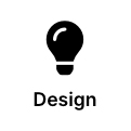 design icon of light bulb