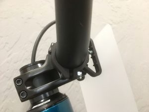 Mountain bike number plate mount by Hester Designs Patent Pending © 2019