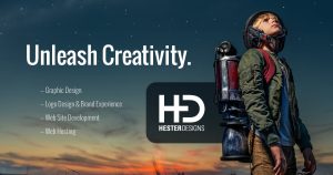 Hester Designs unleashes creativity for your graphics, logo, branding, website and more
