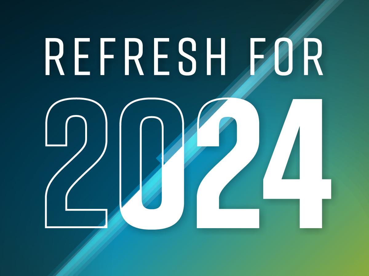 Refresh your corporate design and brand overall look for 2024.