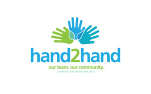 Hand2Hand logo design for Tinker Federal Credit Union