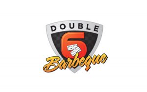 Double Six BBQ logo designed by Hester Designs
