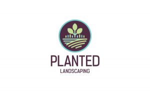 Planted Landscaping logo designed by Hester Designs
