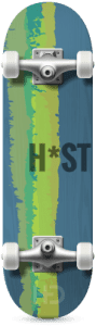 Hester Designs skateboard with web hosting graphics