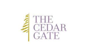 The Cedar Gate logo design by Hester Designs