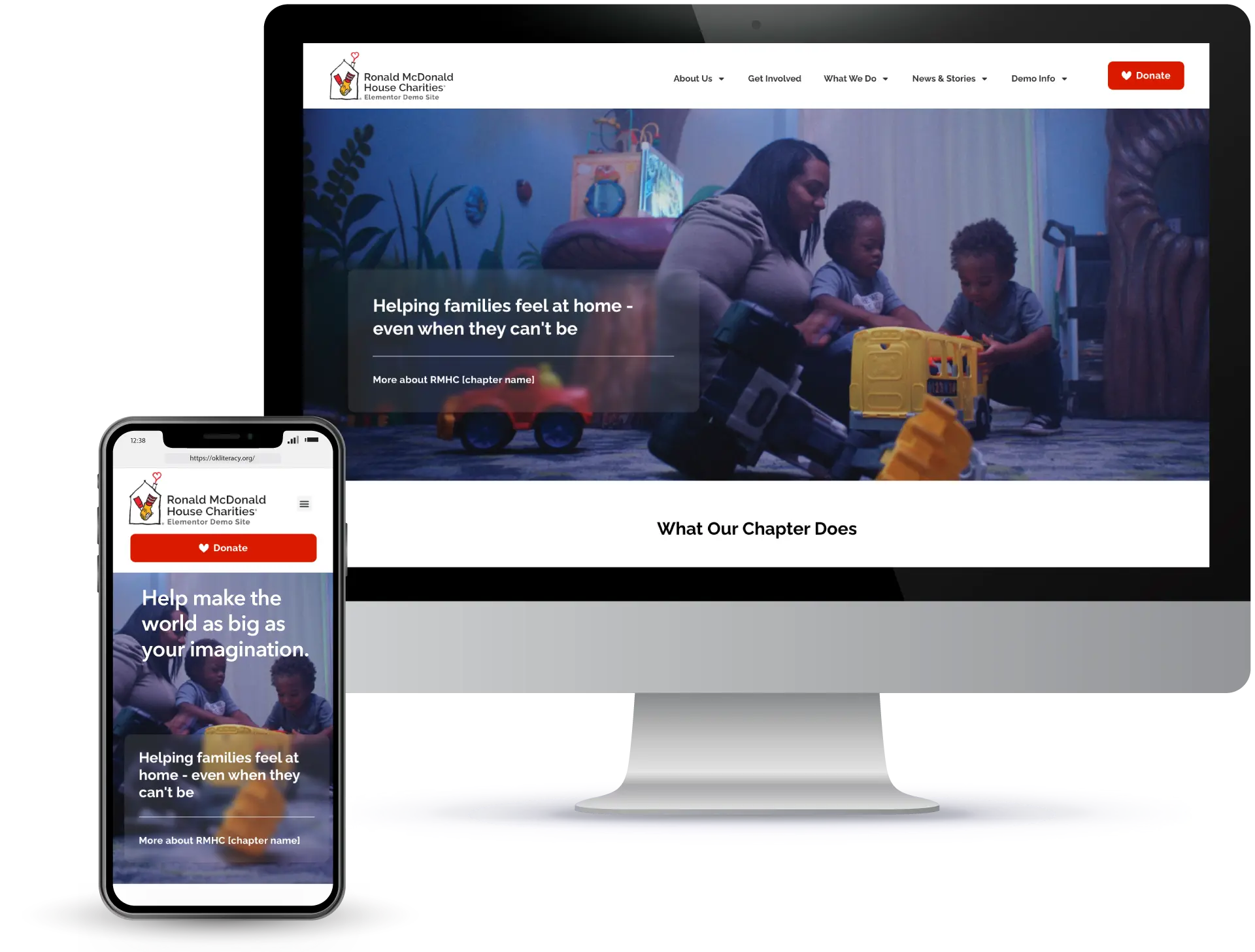 Hester Designs creates RMHC website templates that are accessible.