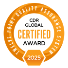 CDR Global Certified Logo for the Gold Level